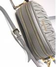 Сумка Miu Miu Matelassé Leather Bandoleer Bag Grey
